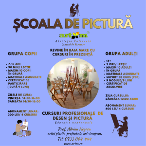 CURS DE PICTURĂ pentru copii (7-13 ani) BAIA MARE