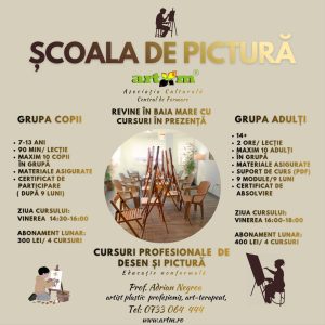 CURS DE PICTURĂ pentru adulți, BAIA MARE(aprilie 2026)