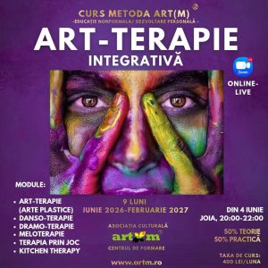 Curs METODA ART-M®️ în ART-TERAPIE INTEGRATIVĂ-iunie 2026